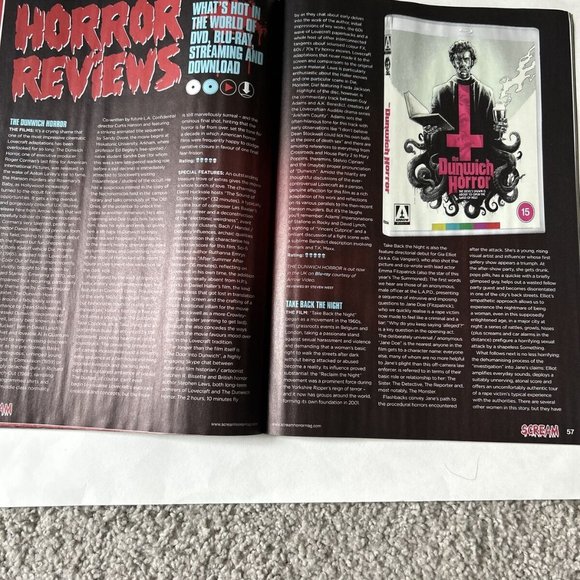 Scream Mag May 2023-Evil Dead-Omen-Renfield-Deathship-Scream-Swamp Thing - Picture 9 of 9